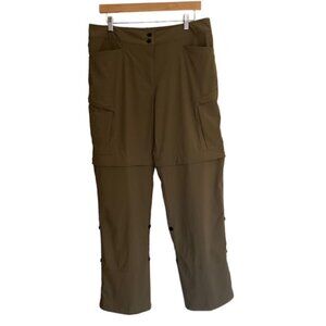 Tilley Khaki Green Goes With Anywhere Convertible Pants 12